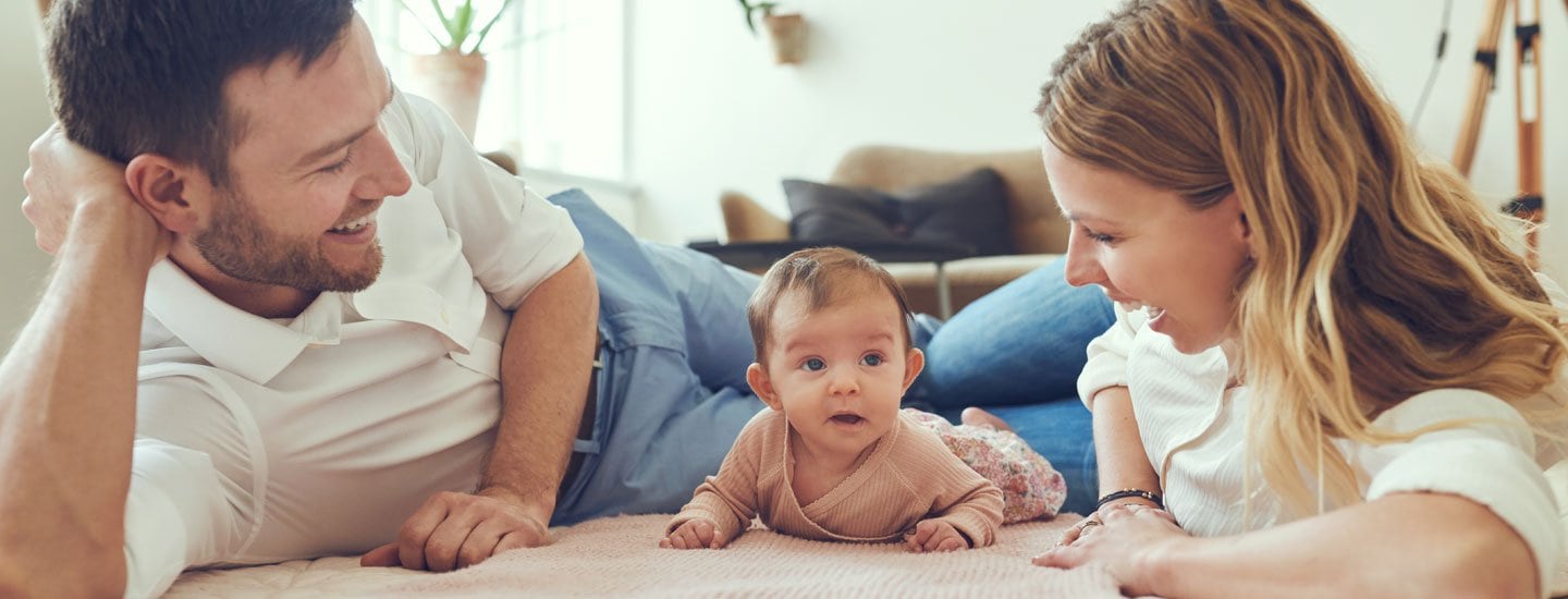 parents and baby