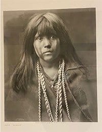 Young Native Girl by Edward S. Curtis